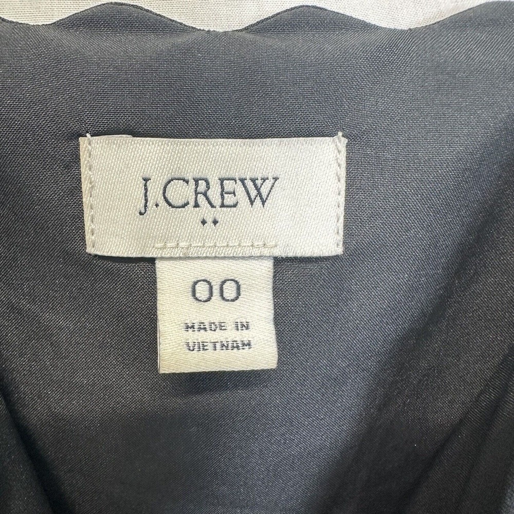 J. Crew Black White Polka Dot Print Tank Top Camisole Spaghetti Lot Of 2 Size 00 - Picture 16 of 16